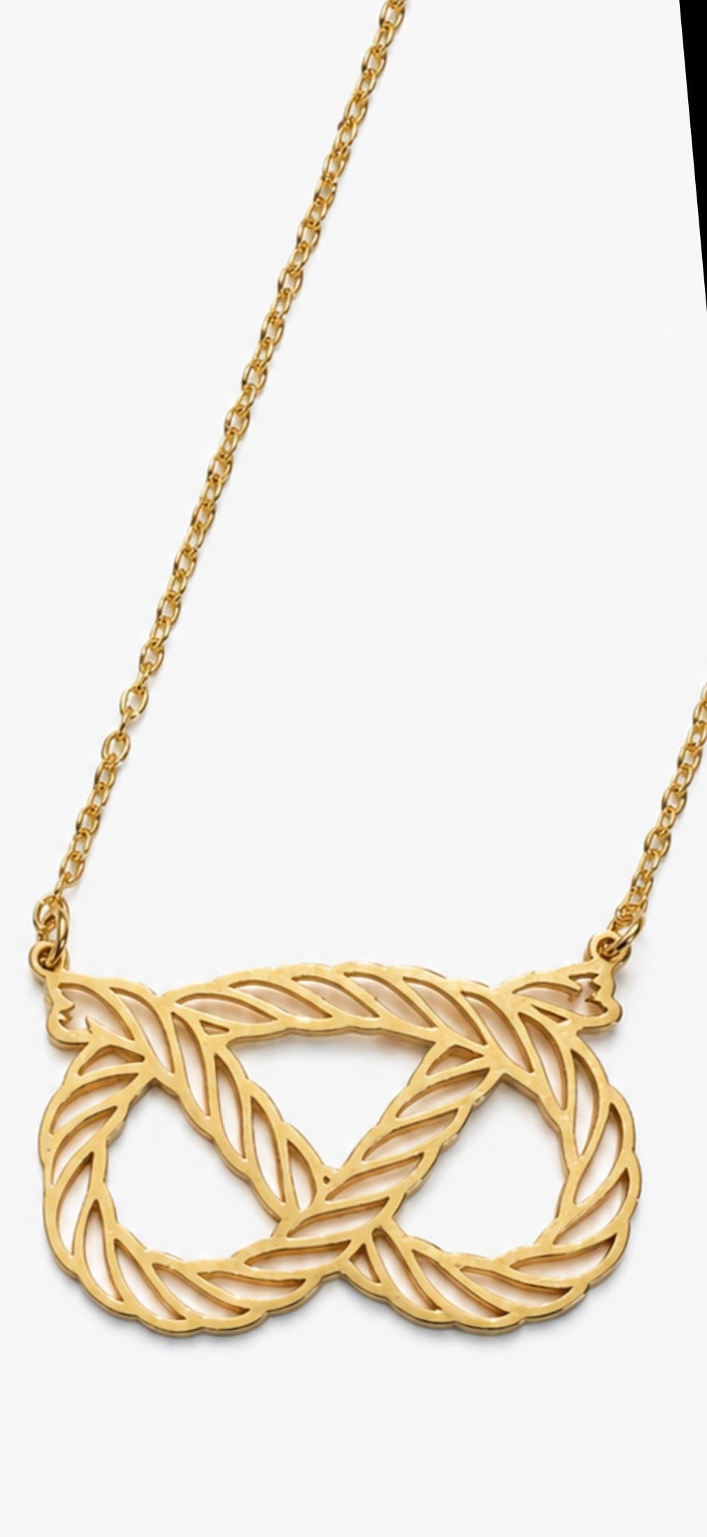SBT Necklace - Open Stafford Knot — Gold Color