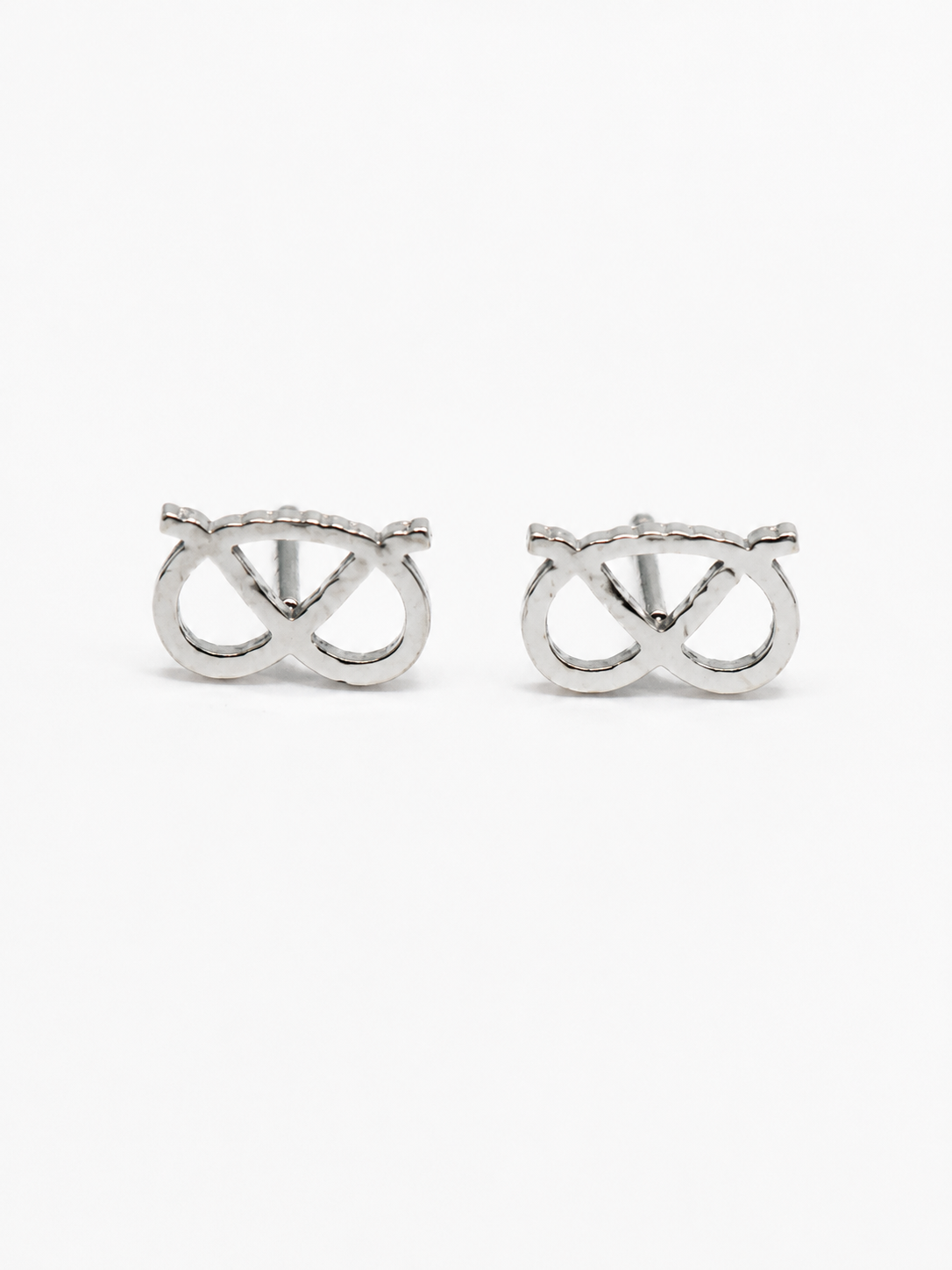 SBT Stud Earrings – Stafford Knot Design — Silver
